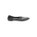 Attilio Giusti Leombruni Flats: Loafers Chunky Heel Casual Black Print Shoes - Women's Size 36 - Almond Toe