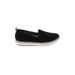 Clarks Flats: Slip-on Platform Casual Black Shoes - Women's Size 6 1/2 - Almond Toe