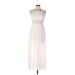 Sweet Storm Casual Dress - Maxi: Ivory Dresses - Women's Size Large