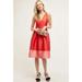 Anthropologie Dresses | Euc Maeve Parissa Cocktail Dress | Color: Pink/Red | Size: 8