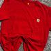 Carhartt Shirts | Carhartt Pocket Shirt | Color: Red | Size: Xlt