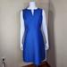 Kate Spade Dresses | Kate Spade New York V-Neck Mini Dress Womens Size 8 Blue. | Color: Blue | Size: 8