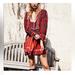 Free People Dresses | Free People Falling Stars Mini Dress Or Tunic | Color: Black/Red | Size: Labeled Xs But Fits Up To Medium
