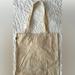 Brandy Melville Bags | Brandy Melville Canvas Tote Bag | Color: Cream/Tan | Size: Os