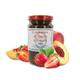 Peach and Strawberry Jam Made by Discalced Carmelite Friars in Loano, Italy - Net Weight 230 g (Pack of 6 Pieces)