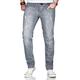 Slim-fit-Jeans ALESSANDRO SALVARINI "ASCatania" Gr. W32 L36, Länge 36, grau (as, 164, used) Herren Jeans Slim Fit