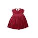 Janie and Jack Special Occasion Dress - A-Line: Burgundy Print Skirts & Dresses - Size 3Toddler