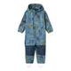 Softshelloverall NAME IT "NMMALFA08 SOFTSHELL SUIT AOP FO NOOS" Gr. 80, N-Gr, blau (coronet blue) Jungen Overalls