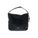 Coach Factory Leather Satchel: Black Solid Bags