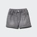 Kid's Denim Shorts | Gray | 7-8Y | UNIQLO US