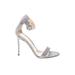 Gianvito Rossi Sandals: Silver Shoes - Women's Size 40