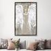 East Urban Home Farmhouse Guardian Angel by Ashley Bradley - Painting Print Canvas/Paper/Metal in Gray/White | 60" H x 40" W x 1.5" D | Wayfair