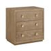 Modern History Home Somerset Bay 3 - Drawer Nightstand Wood in Brown | 33 H x 24 W x 18 D in | Wayfair MH1115F01