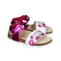 Superfit - Klett-Sandalen Panda In Pink/Weiß, Gr.31