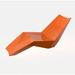 Vondom Faz 74.25" Long Single Chaise Plastic in Orange | 32.5 H x 31.5 W x 74.25 D in | Outdoor Furniture | Wayfair 54413F-Orange