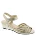 David Tate Annie - Womens 9 Gold Sandal N