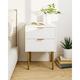 Latitude Run® Nightstand, 2 Drawer Dresser For Bedroom, Small Side Table w/ 2 Drawers, Bedside Furniture, Night Stand | Wayfair
