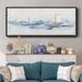 Longshore Tides Boats On The Water II Canvas, Solid Wood in Blue/Brown/White | 24 H x 60 W x 1.5 D in | Wayfair 7C20F70BD8154F60A198972C7018F7B5