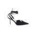 Zara Heels: Pumps Stilleto Cocktail Party Black Print Shoes - Women's Size 38 - Pointed Toe