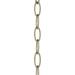 Accessory Chain - 48-inch of 9 Gauge Chain in Gilded Silver - Gilded Silver - 0.5 in x 0.5 in x 48 in