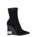 Logo Embossed Wedge Boots