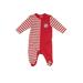 Long Sleeve Outfit: Red Color Block Bottoms - Kids Boy's Size 50