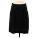 H&M Casual Skirt: Black Solid Bottoms - Women's Size 8