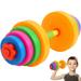 3 Count Kids Fitness Adjustable Heavy Dumbbells Toys Barbell Play Exercise Equipment Plastic Weightlifting Primary School Toddler Gym Boys