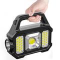XIAN COB Solar Charger Flashlights COB Rechargeable Flashlight Hiking & Camping Gear Essentials