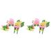 Wooden Miniture Furniture Home Accessories Kid Centerpiece Table Decorations House Furnishing Child Set 2