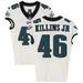 Adrian Killins Jr. Philadelphia Eagles Player-Issued #46 White Jersey from the 2020-21 NFL Season