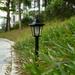 Konghyp Solar-Powered LED Outdoor Garden Fence Wall Mount Pathway Light