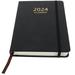 Calendar Calendars The Domestics Notebooks Notepad Planner 2024 English Schedule Elastic Band (a5) (Black) Delicate