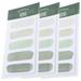 3 Pcs Watercolor Mood Series Sticky Notes Office Pads Notebook Detachable Memo Supplies for School Sticker Tabs Student