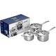 Le Creuset 3-ply Stainless Steel 3 Saucepan Set