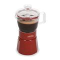 La Cafetiere Glass Espresso Maker 6 Cup Red