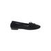 VANELi Flats: Slip-on Chunky Heel Casual Black Solid Shoes - Women's Size 8 1/2 - Almond Toe