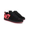 Sneaker DC SHOES "Court Graffik", Gr. 9,5(41), schwarz (schwarz, hot pink), 55.99% Leder, 43.71% Synthetikmaterial, 0.3% TPU, Schuhe