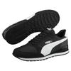 Sneaker PUMA "ST Runner v2 NL", Gr. 41, schwarz-weiß (puma schwarz, puma weiß), Textil, Synthetik, sportlich, Schuhe
