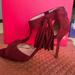 Kate Spade Shoes | Kate Spade Inga, Red Chestnut Suede, Size 8 1/2m, New With Tags | Color: Red | Size: 8.5