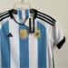 Adidas Tops | Argentina Fifa 2022 3 Star Striped Soccer Jersey | Color: Blue/White | Size: M