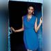 Anthropologie Dresses | Anthropologie Maeve Cobalt Blue Liban Shawl Sleeveless Mini Dress | Color: Blue | Size: L