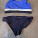 Athleta Swim | Athleta Bikini Bottom Swim In Navy Blue. | Color: Blue | Size: L