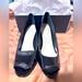 Nine West Shoes | Nwt Nine West Patent Leather Wedges | Color: Black | Size: 9