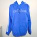 Adidas Tops | Adidas Blue With White Oversized Thick Hoodie - Size Medium | Color: Blue/White | Size: M