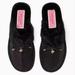 Kate Spade Shoes | Nwot Kate Spade Lacey Black Faux Fur Slippers Size 7 | Color: Black | Size: 7