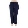 ELOQUII Dress Pants - High Rise: Blue Bottoms - Women's Size 14 Plus