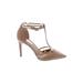 INC International Concepts Heels: D'Orsay Stilleto Cocktail Tan Print Shoes - Women's Size 10 - Pointed Toe