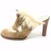 Coach Shoes | Coach Kristy Tan Suede Mules Sz 6 | Color: Cream/Tan | Size: 6