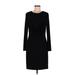 Calvin Klein Casual Dress - Sheath: Black Solid Dresses - Women's Size 6